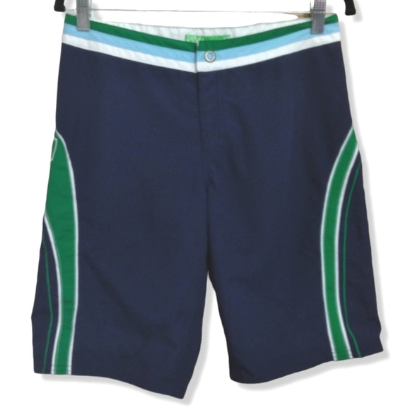 Roxy Other - Roxy Quicksilver swim board shorts long style blue/green size 1